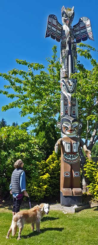 Greeting us at Port Hardy