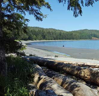 Storrey Beach at Port Hardy