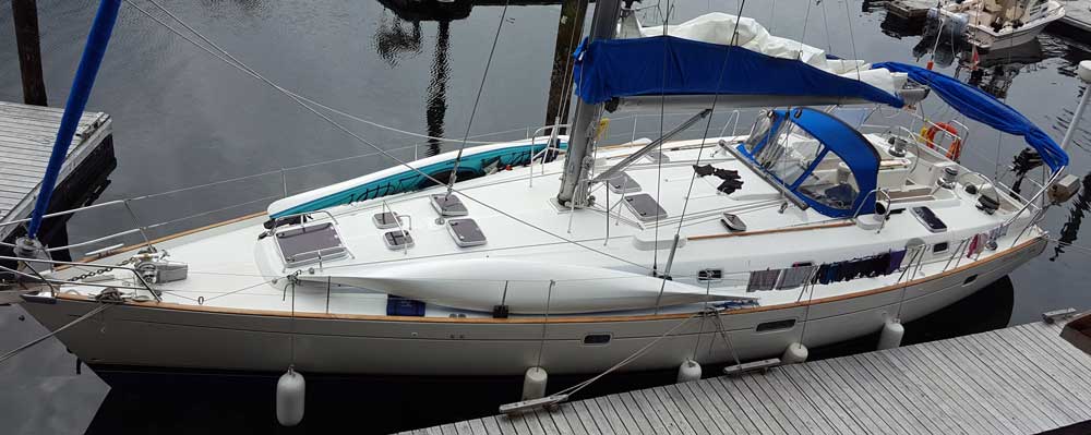 Another small boat in the marina