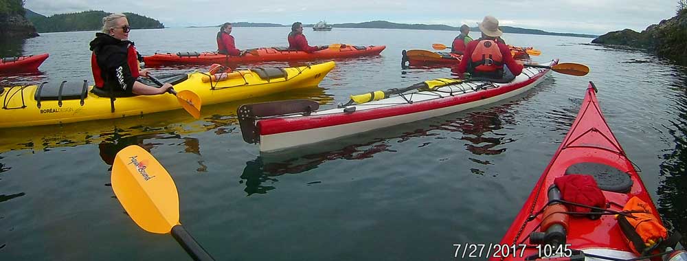 Out for a "Full Day Kayak" tour.