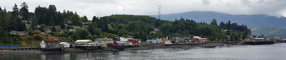 Approaching Alert Bay