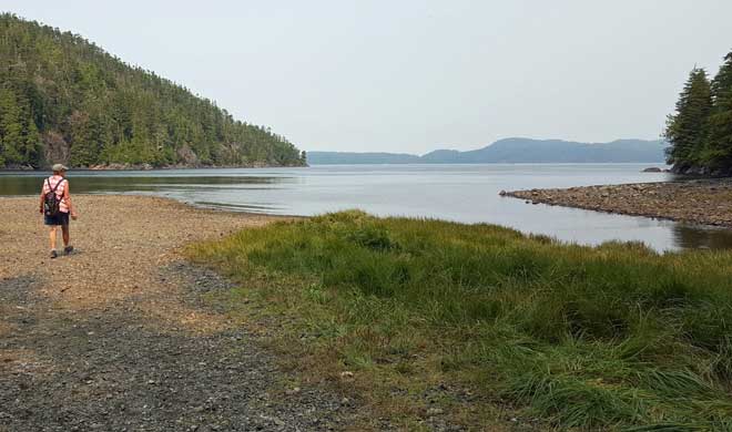 Much larger than Telegraph Cove