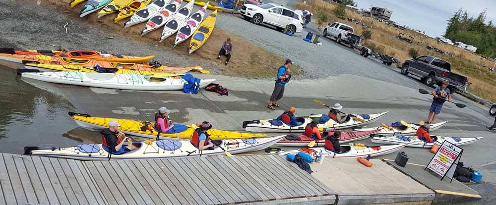 Preparing for a kayak trip