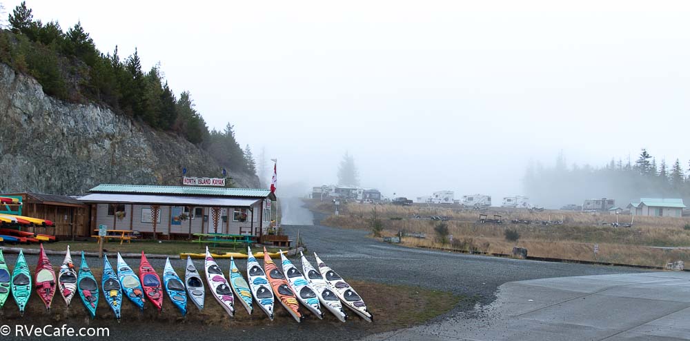 Fog over the RV Park