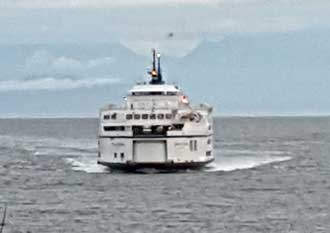 Our ferry to Vancouver, BC