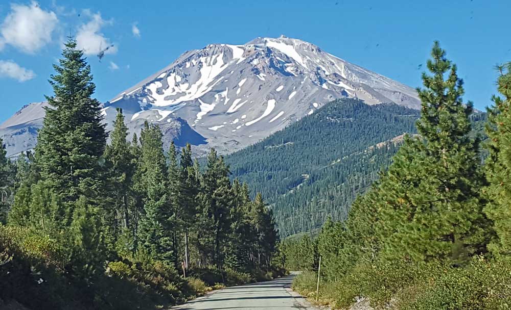 The view on the road to our "secret" campsite.