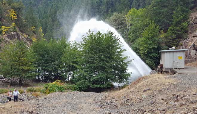 Out flow from McCloud Lake