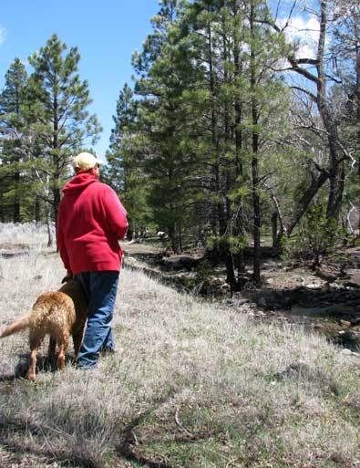 Hiking to Quemado Lake