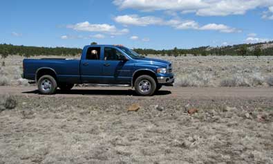 Parked in Slaughter Mesa