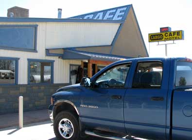 Largo cafe in Quemado, New Mexico