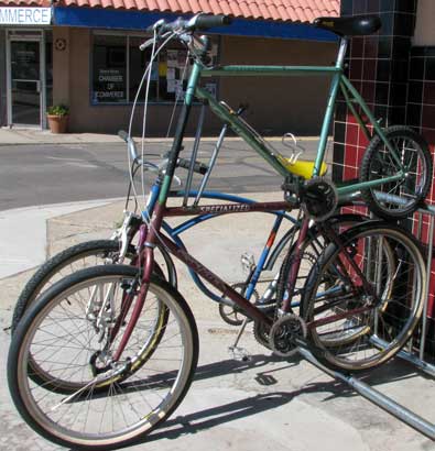 A creative bicycle