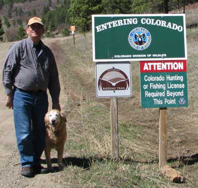 We are camped only a few miles from Colorado