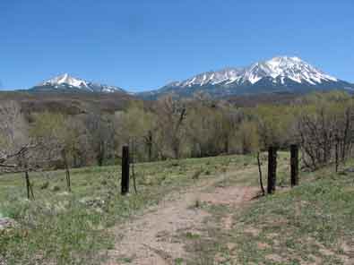 More views of the Spanish Peaks and Sangre de Cristo Mountains