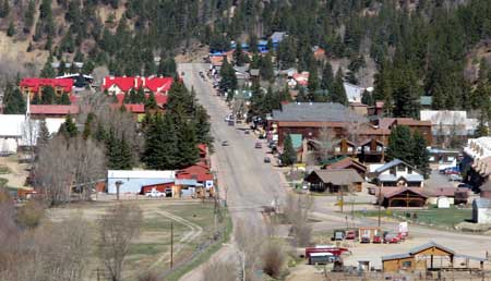 Red River, New Mexico from the south