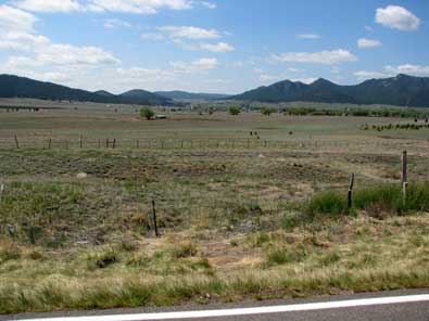 Lots of mountain meadows as we travel off the mountain