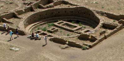 The largest Kiva in Pueblo Bonita