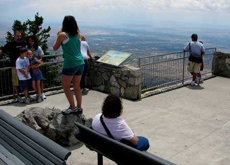 Sandia Crest at 10,680 ft