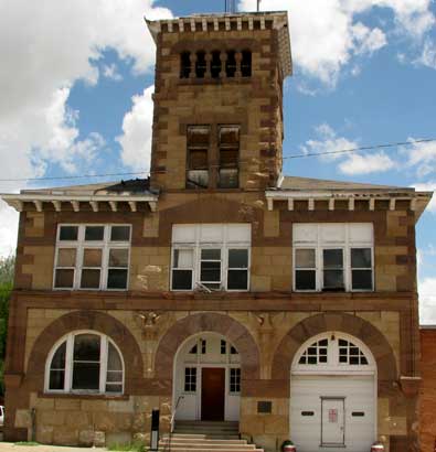 The old city hall and fire department