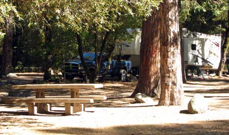 First time since we arrived, an empty campground