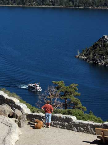 Emerald Bay on Lake Tahoe, the California side