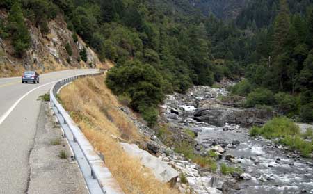 North Yuba River along Hwy 49