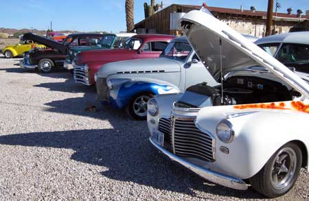 Car show at the Ocotillo