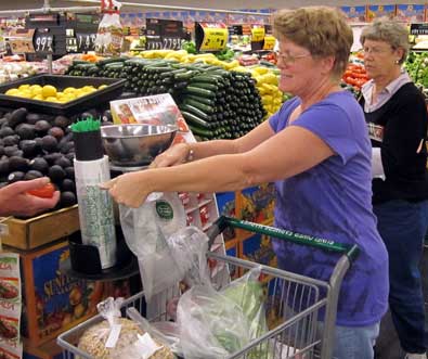 Sunflower Market shopping