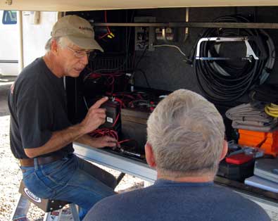 Handy Bob gives a solar lesson to Dick