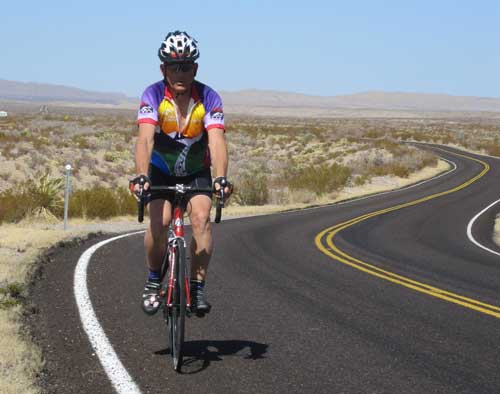 Cycling in Big Bend National Park, Texas