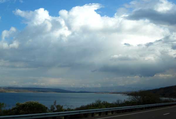 Roosevelt Lake, northeast of Phoenix Arizona