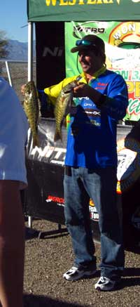 A trophy bass