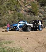 Janet and Ralph's friends, Jim and Kathy, join us for the trip in their jeep