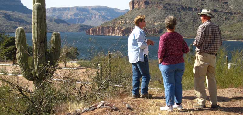 Apache Lake near our campground