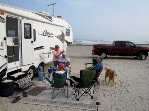 Haircut on the beach