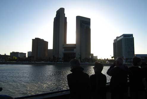 Corpus Christi skyline as the harbor tour departs