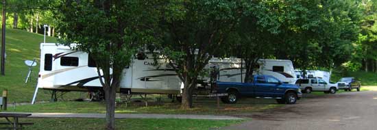 Parked at the Grand Gulf  Military Monument Park 