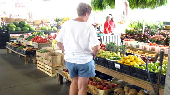 Farmers Market near the Capitol Bulding in Nashville, TN