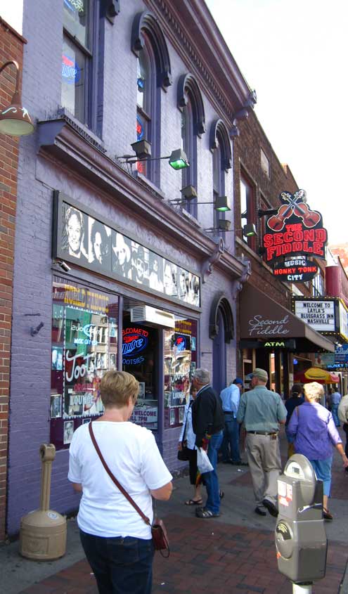 Tootsies honky tonk on broadway in downtown Nashville