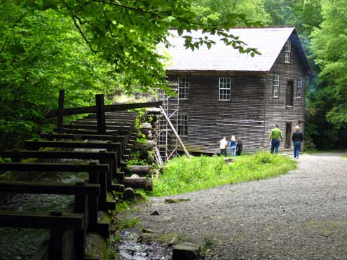 1886 Grist Mill just west of Cherokee, NC