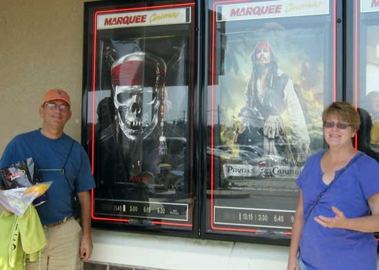 Dale and Gwen go to 3D Pirates of the Caribbean