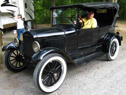 Ronnie took us for a drive in his 1926 Model T