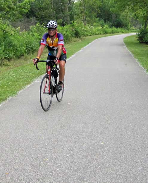 Riding the Pumpkinvine Nature Trail