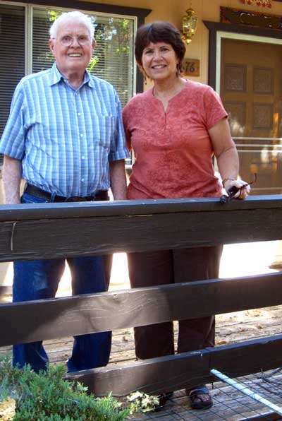 My sister Sandy and her Father-in-Law, Ed