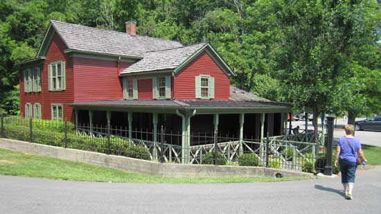 The visitor's center at Maker's Mark