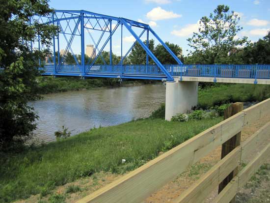 The White River looks pretty muddy