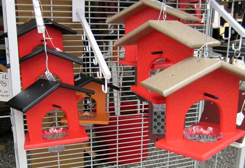 Birdfeeders made locally