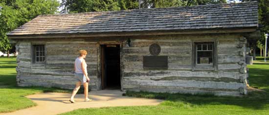 We passed a Pony Express station on the way to Cheyenne