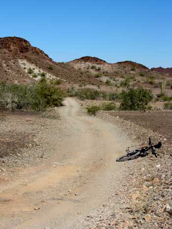 The trail behind the mountain