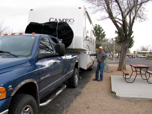 We've arrive at the Highlands RV Park in Bishop, CA