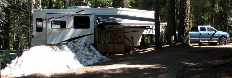 Our new campsite
